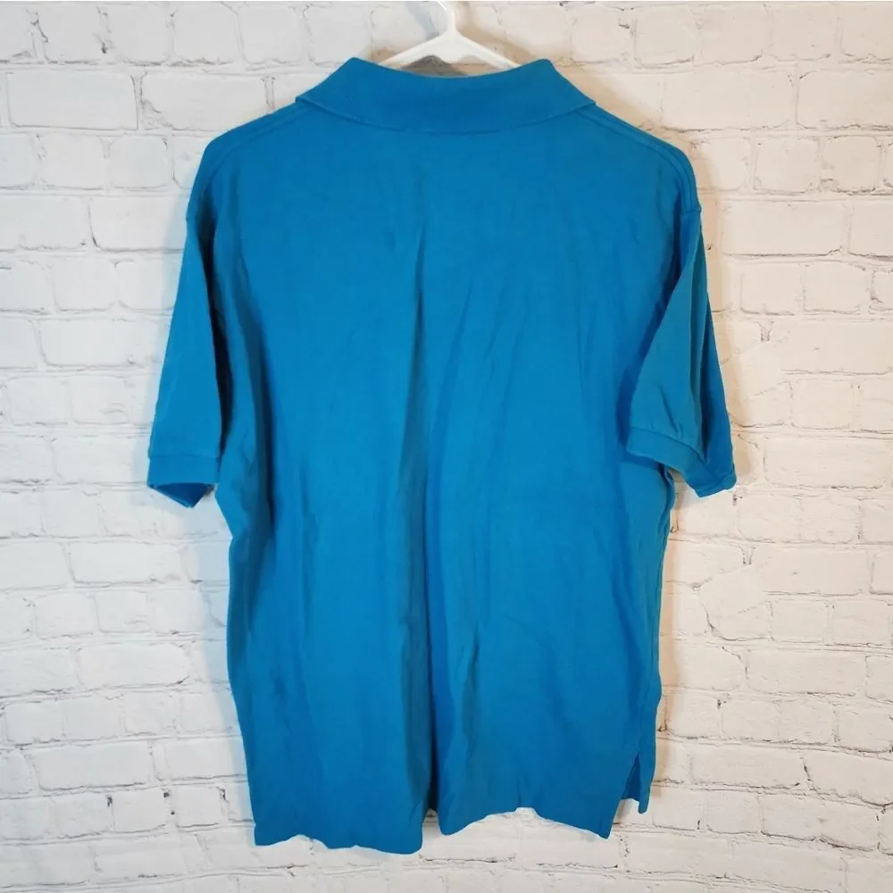 Men's Polo Ralph Lauren Teal Polo Shirt, Size Large